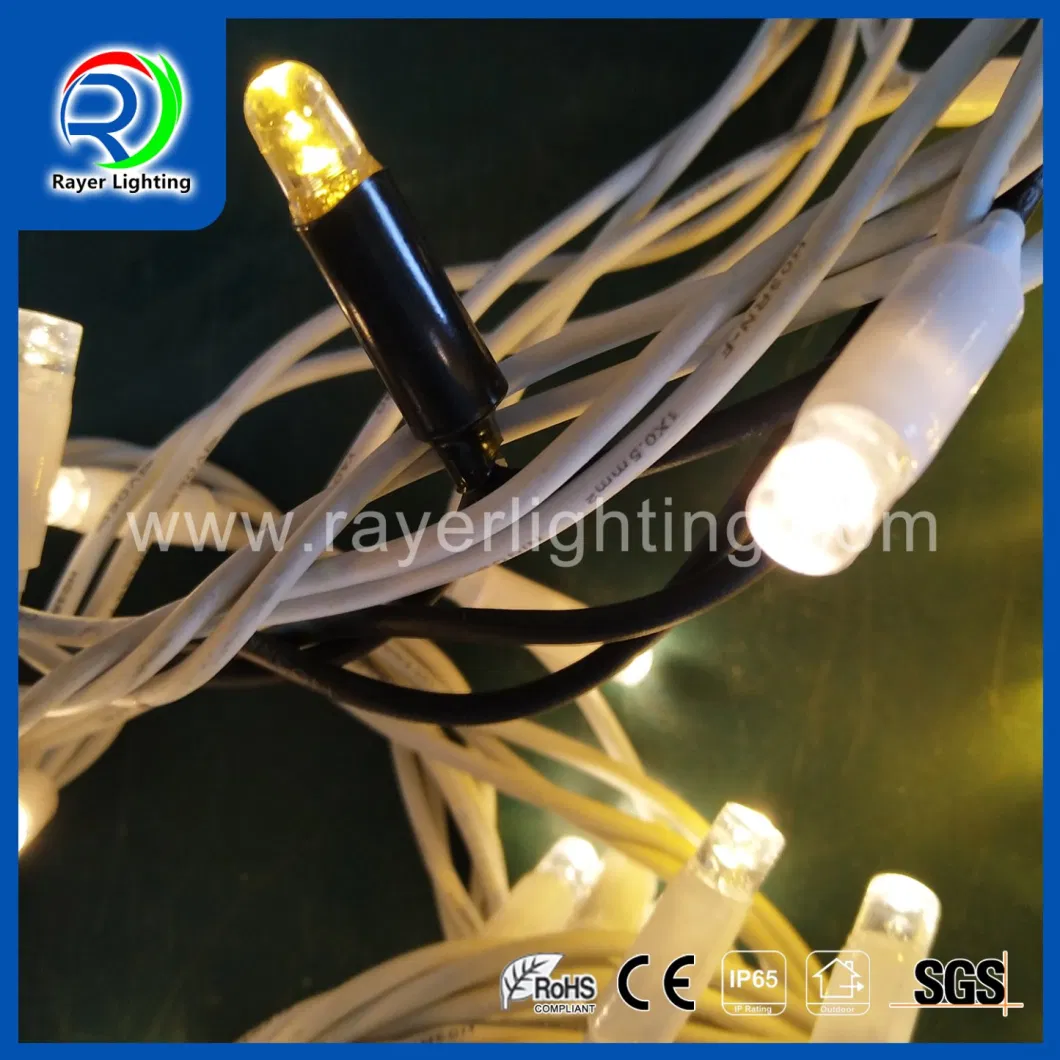 IP65 Outdoor Waterproof Rubber Wire Christmas String Lights