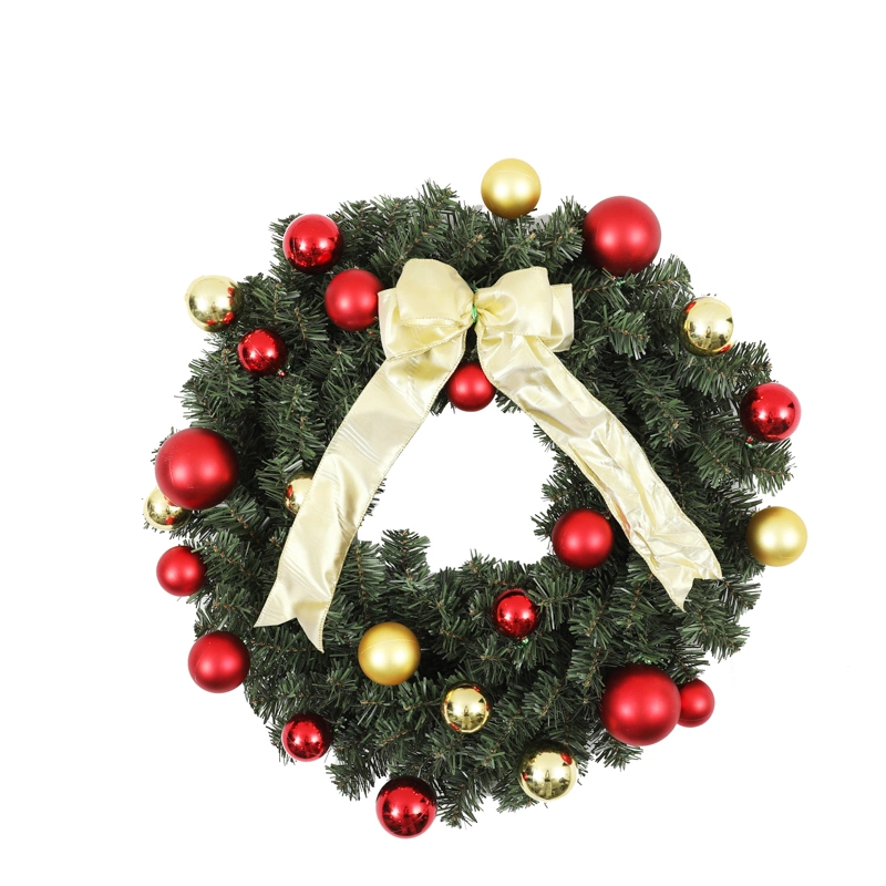 Wholesale Artificial Christmas Hanging Door Decoration Home Xmas Ornament Wreath2